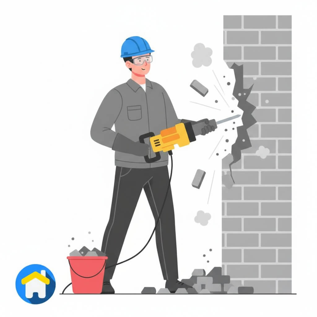 تكسير وقص خرسانة